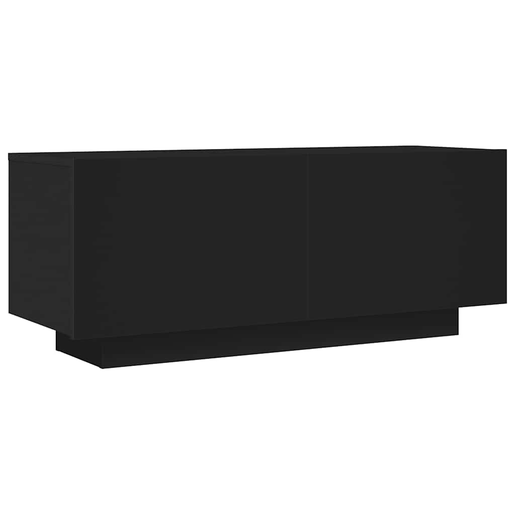 vidaXL TV-Schrank Schwarz 100x35x40 cm Holzwerkstoff