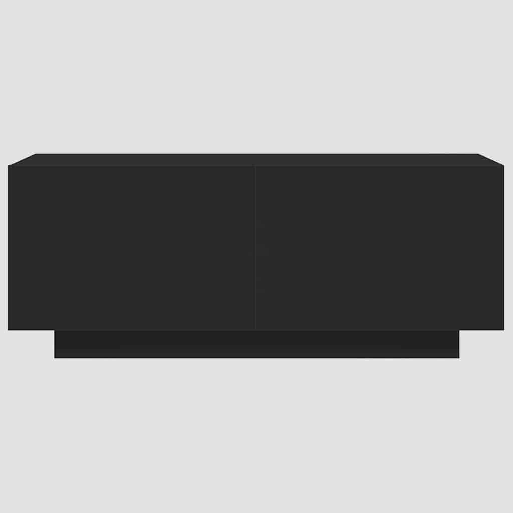 vidaXL TV-Schrank Schwarz 100x35x40 cm Holzwerkstoff