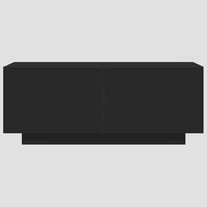 vidaXL TV-Schrank Schwarz 100x35x40 cm Holzwerkstoff