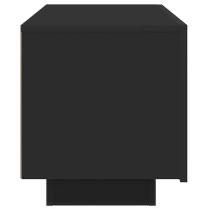 vidaXL TV-Schrank Schwarz 100x35x40 cm Holzwerkstoff