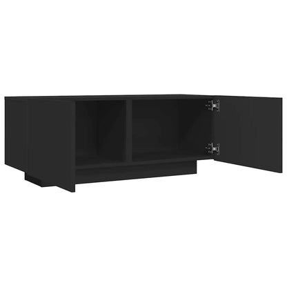 vidaXL TV-Schrank Schwarz 100x35x40 cm Holzwerkstoff
