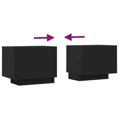 vidaXL TV-Schrank Schwarz 100x35x40 cm Holzwerkstoff