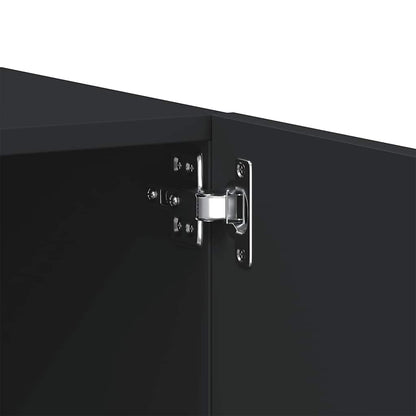 vidaXL TV-Schrank Schwarz 100x35x40 cm Holzwerkstoff