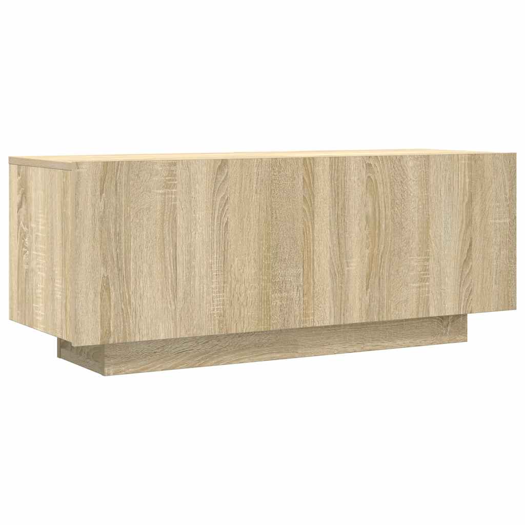 vidaXL Meuble TV chêne Sonoma 100x35x40 cm Bois d'ingénierie
