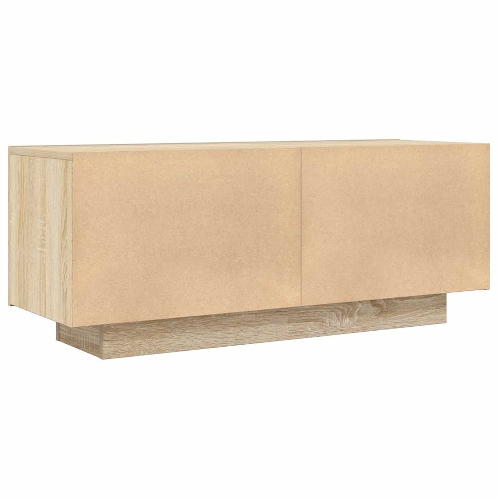 vidaXL Meuble TV chêne Sonoma 100x35x40 cm Bois d'ingénierie
