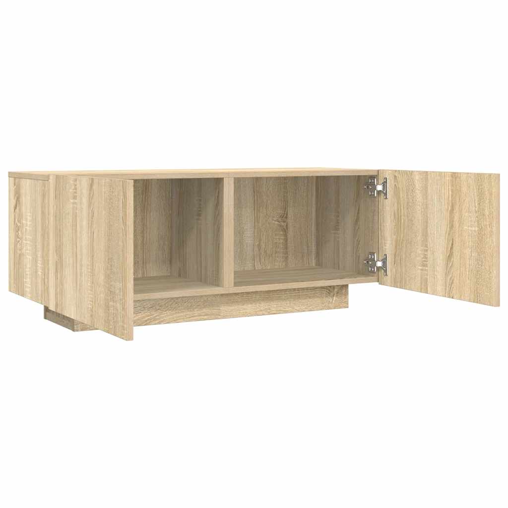vidaXL Meuble TV chêne Sonoma 100x35x40 cm Bois d'ingénierie