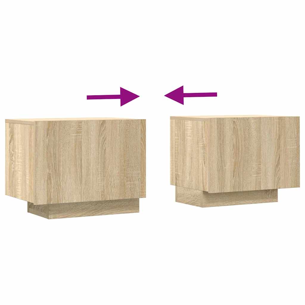 vidaXL Meuble TV chêne Sonoma 100x35x40 cm Bois d'ingénierie