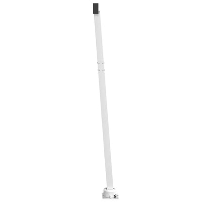 vidaXL Stützen für Markisen Weiß 600x245 cm Eisen