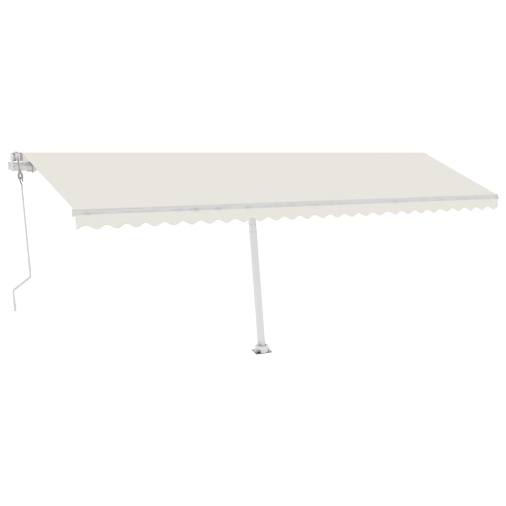 vidaXL Stützen für Markisen Weiß 600x245 cm Eisen
