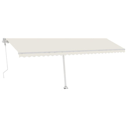 vidaXL Stützen für Markisen Weiß 600x245 cm Eisen