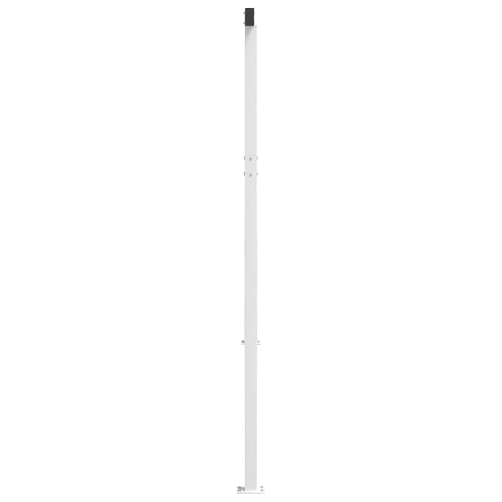 vidaXL Stützen für Markisen Weiß 450x245 cm Eisen