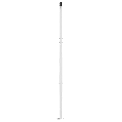 vidaXL Stützen für Markisen Weiß 450x245 cm Eisen