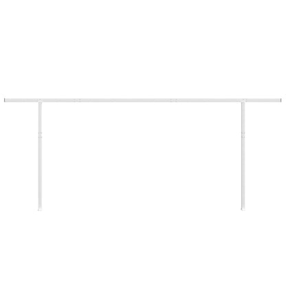 vidaXL Stützen für Markisen Weiß 600x245 cm Eisen