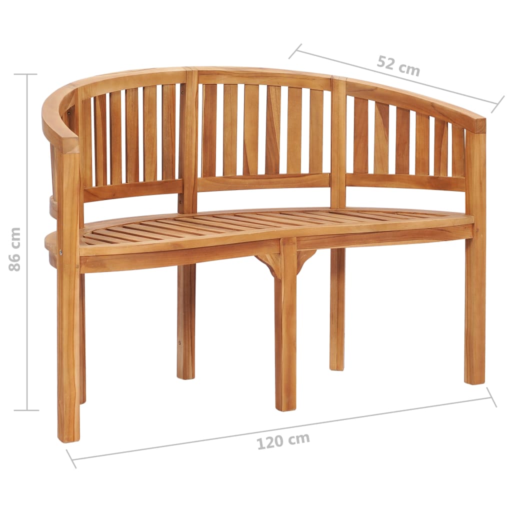 vidaXL Salon de jardin 4 pcs Bois de teck massif