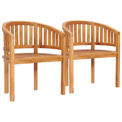 vidaXL Salon de jardin 4 pcs Bois de teck massif