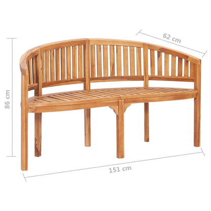 vidaXL Salon de jardin 4 pcs en teck massif