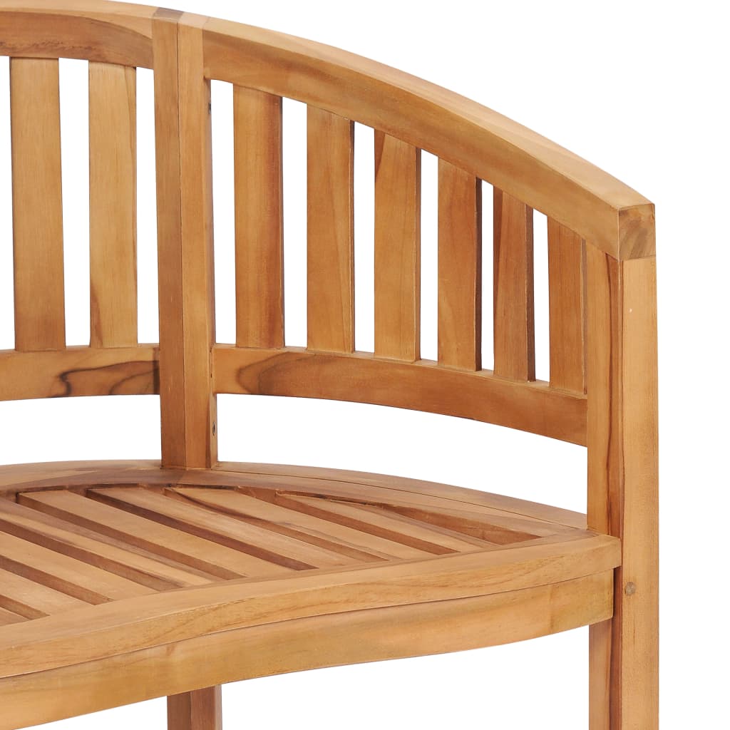 vidaXL Salon de jardin 4 pcs en teck massif