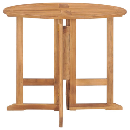 vidaXL Ensemble de salle à manger de jardin pliable 5 pcs Bois de teck massif