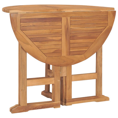 vidaXL Ensemble de salle à manger de jardin pliable 5 pcs Bois de teck massif