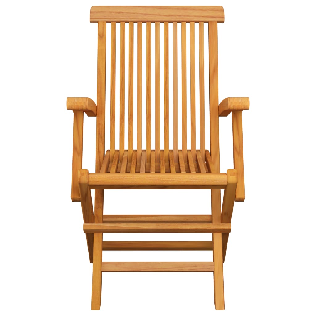 vidaXL Ensemble de salle à manger de jardin pliable 5 pcs Bois de teck massif
