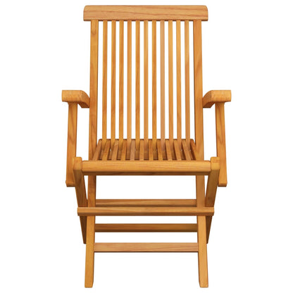 vidaXL Ensemble de salle à manger de jardin pliable 5 pcs Bois de teck massif