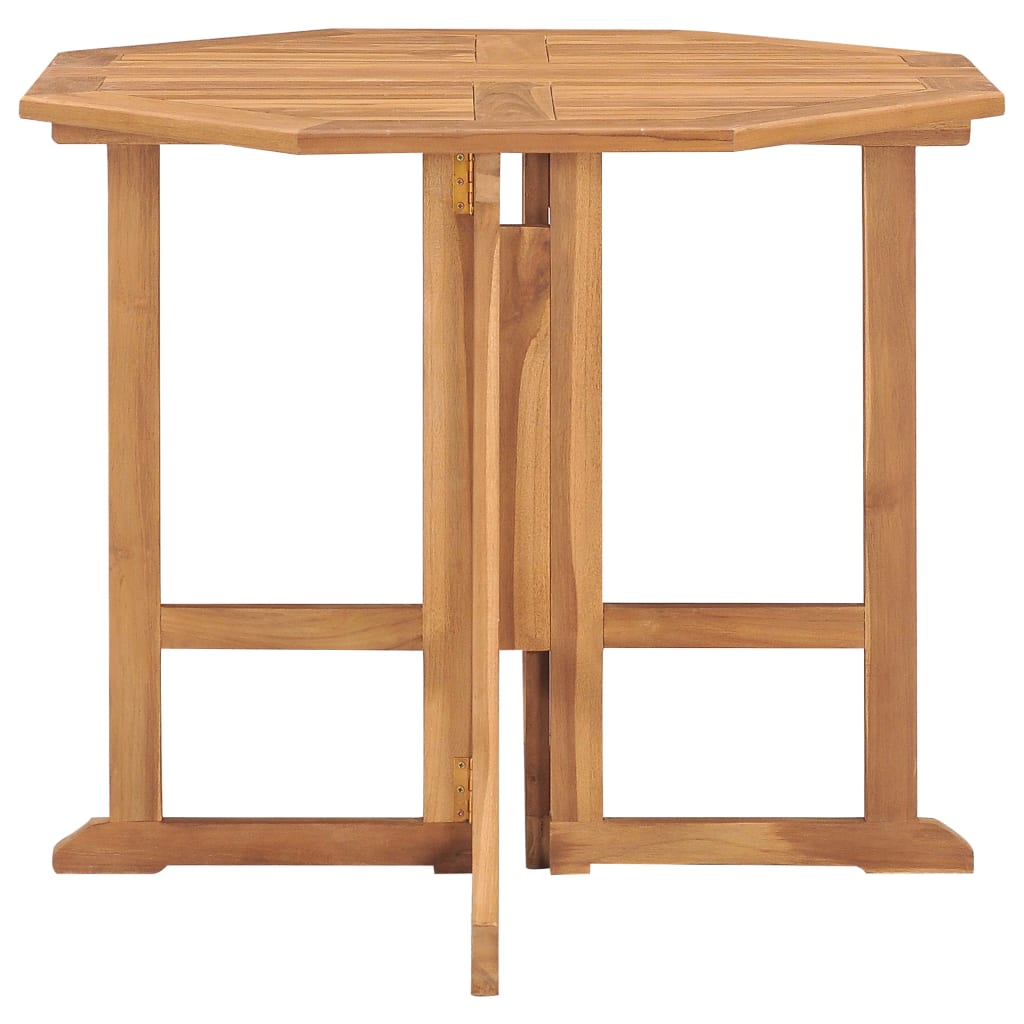 vidaXL Ensemble de salle à manger de jardin pliable 5 pcs Bois de teck massif