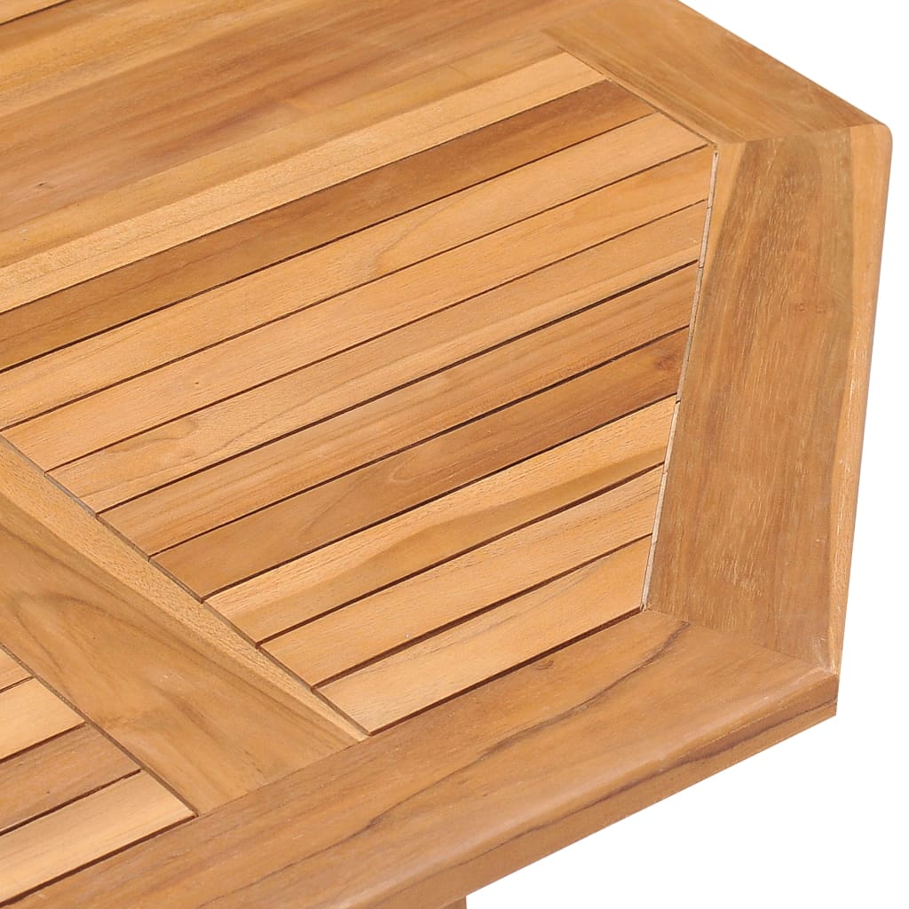 vidaXL Ensemble de salle à manger de jardin pliable 5 pcs Bois de teck massif