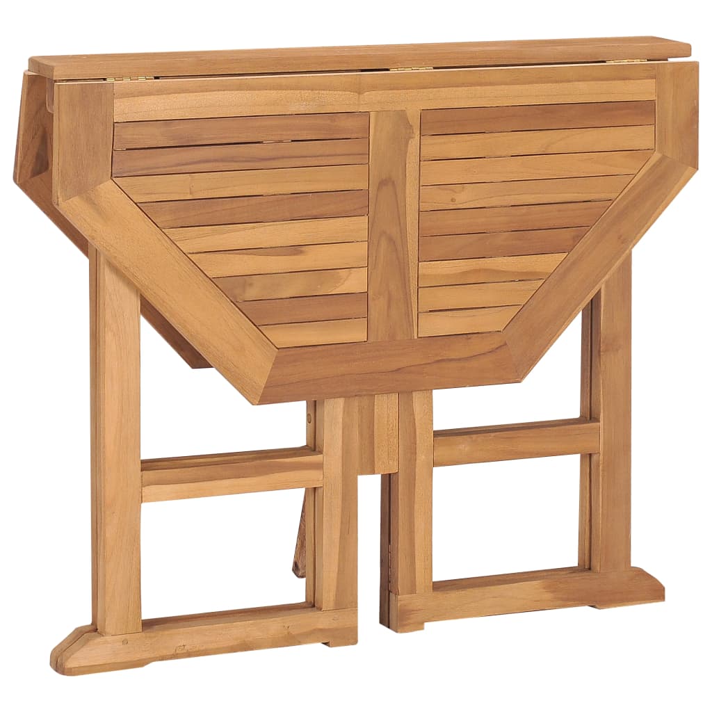vidaXL Ensemble de salle à manger de jardin pliable 5 pièces en bois de teck massif