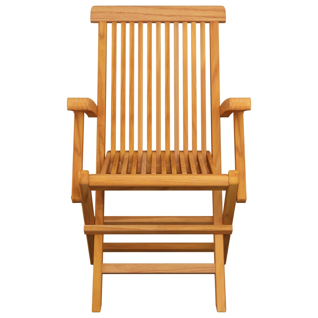 vidaXL Ensemble de salle à manger de jardin pliable 5 pièces en bois de teck massif