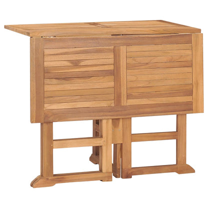 vidaXL Ensemble de salle à manger de jardin pliable 5 pièces en bois de teck massif