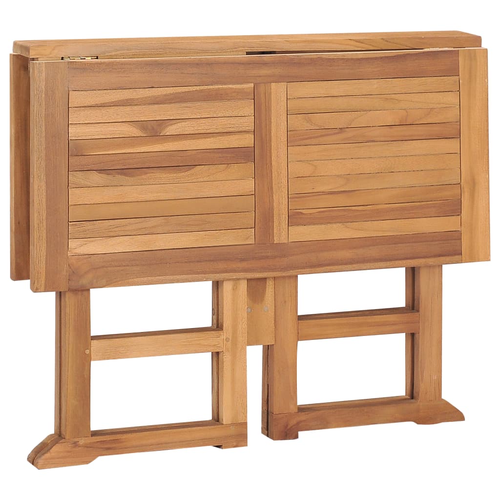 vidaXL Ensemble de salle à manger de jardin pliable 5 pièces en bois de teck massif