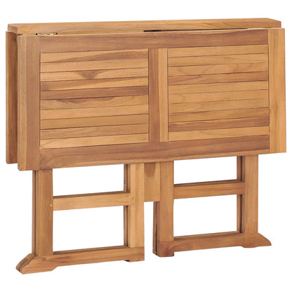 vidaXL Ensemble de salle à manger de jardin pliable 5 pièces en bois de teck massif