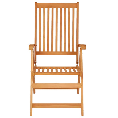 vidaXL 5-tlg. Garten-Essgruppe Massivholz Teak