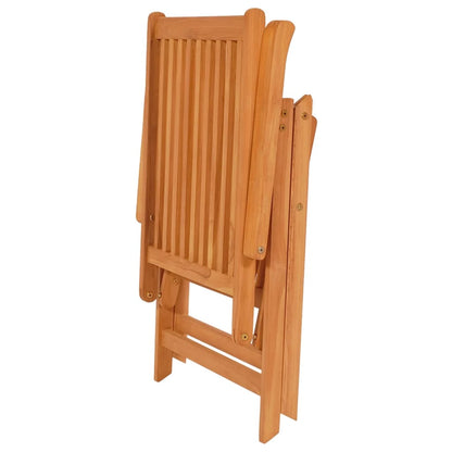 vidaXL 5-tlg. Garten-Essgruppe Massivholz Teak