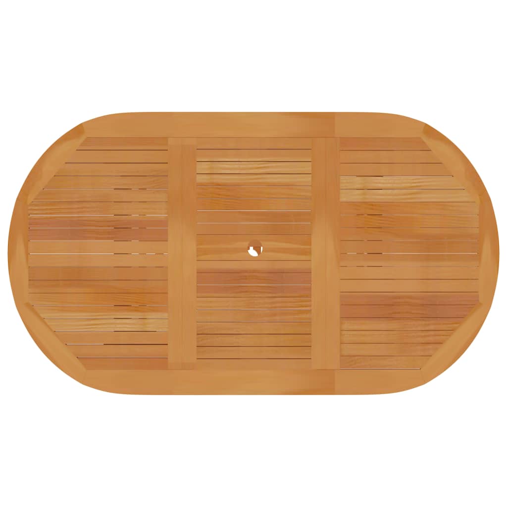 vidaXL 5-tlg. Garten-Essgruppe Massivholz Teak