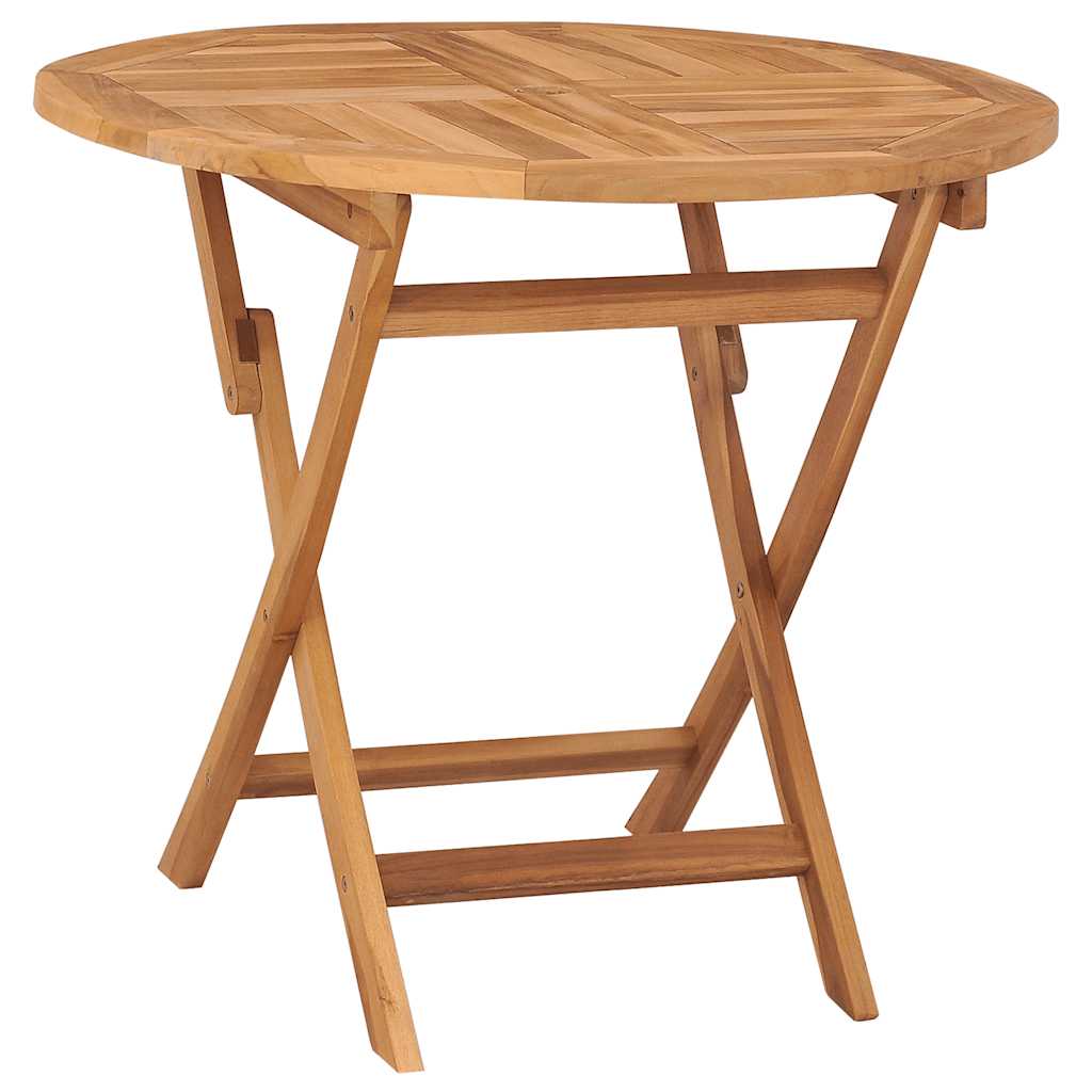 vidaXL Ensemble de salle à manger de jardin 5 pcs en teck massif