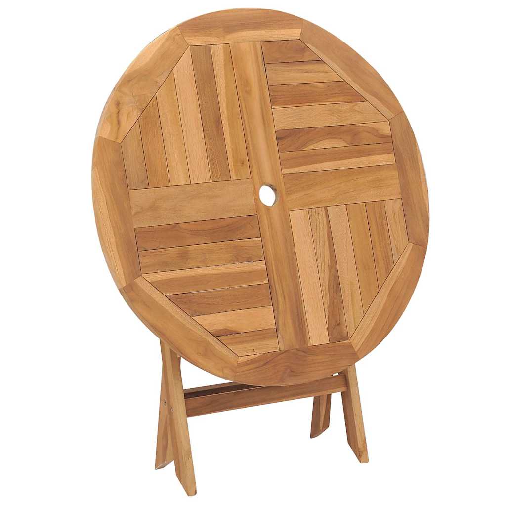 vidaXL Ensemble de salle à manger de jardin 5 pcs en teck massif