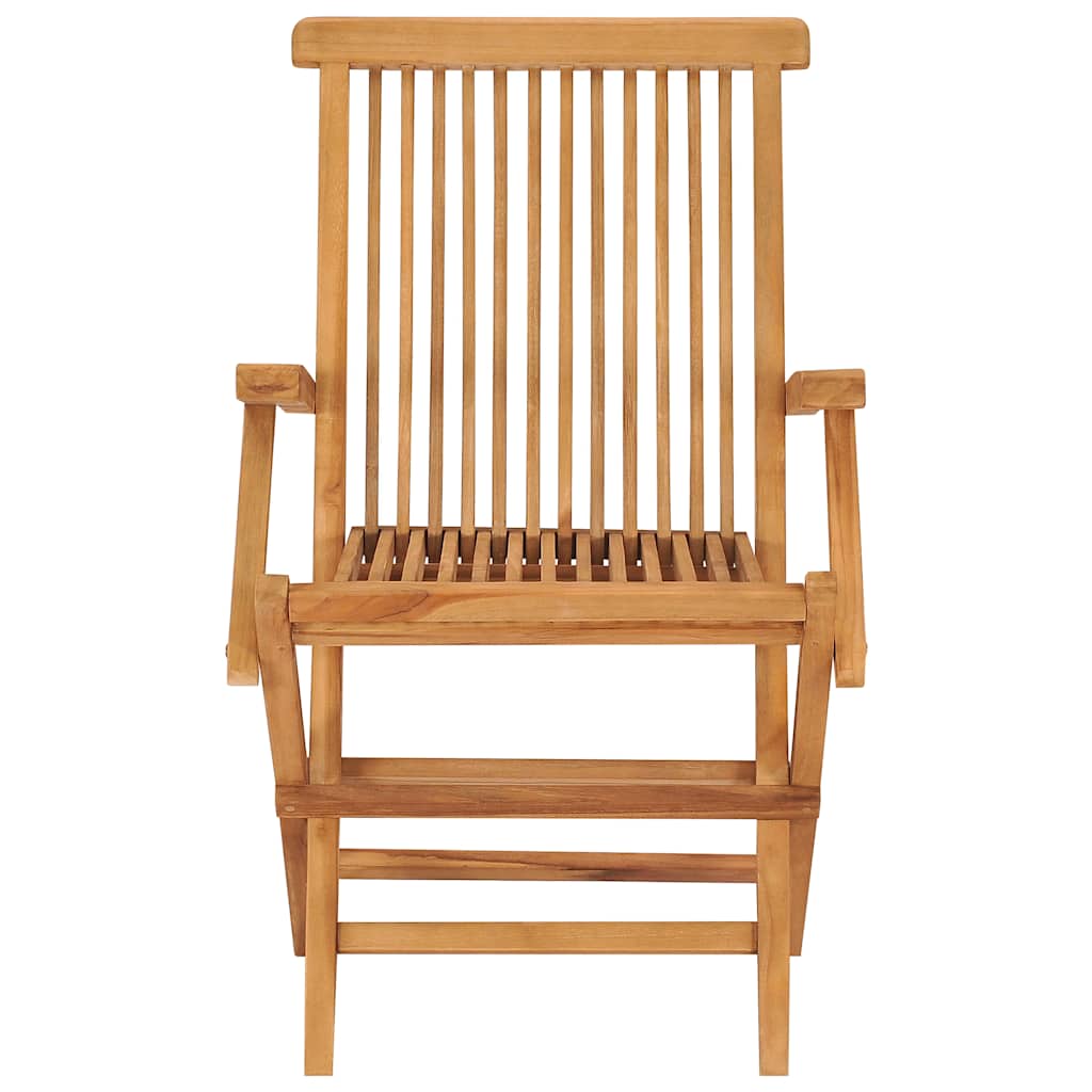 vidaXL Ensemble de salle à manger de jardin 5 pcs en teck massif