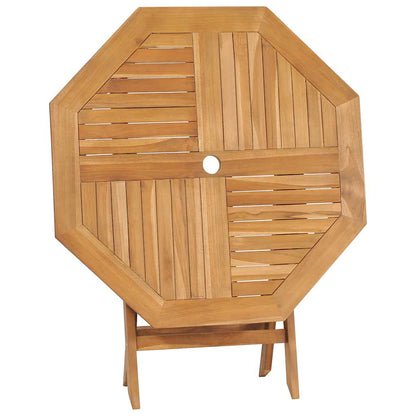vidaXL Ensemble de salle à manger de jardin 5 pcs en teck massif