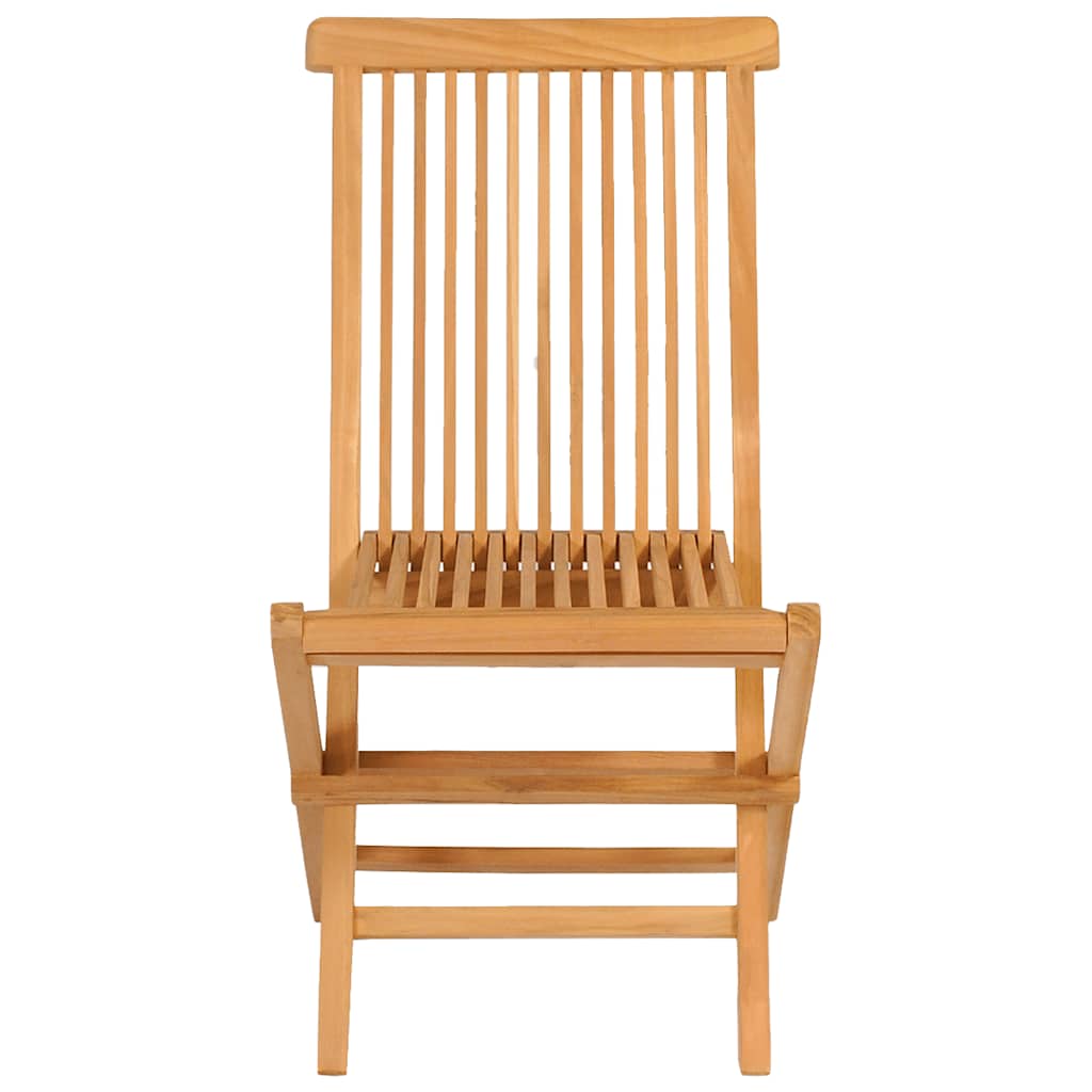 vidaXL Ensemble de salle à manger de jardin 5 pcs en teck massif