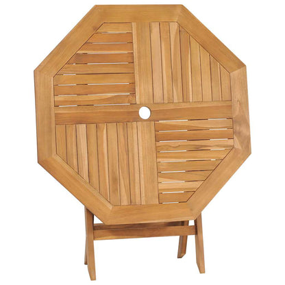vidaXL Ensemble de salle à manger de jardin 5 pcs en teck massif