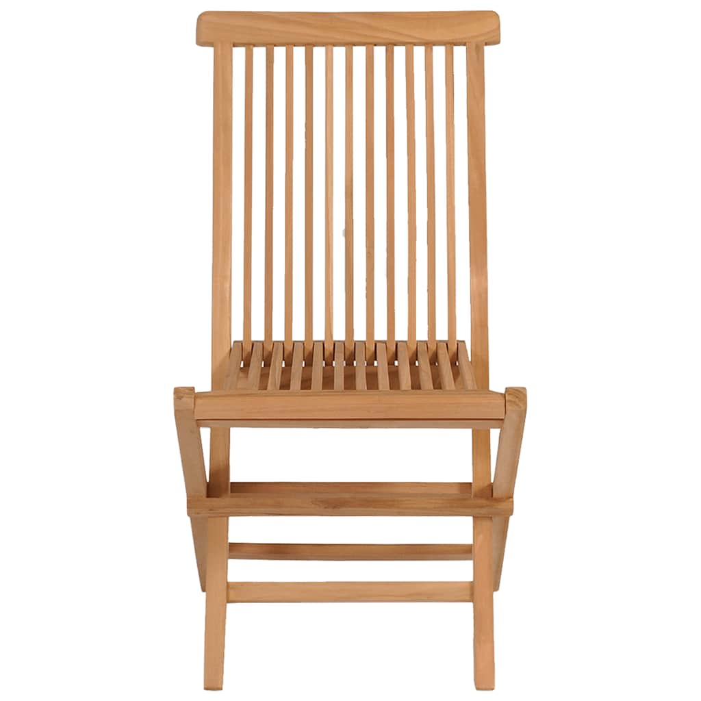 vidaXL Ensemble de salle à manger de jardin 5 pcs en teck massif