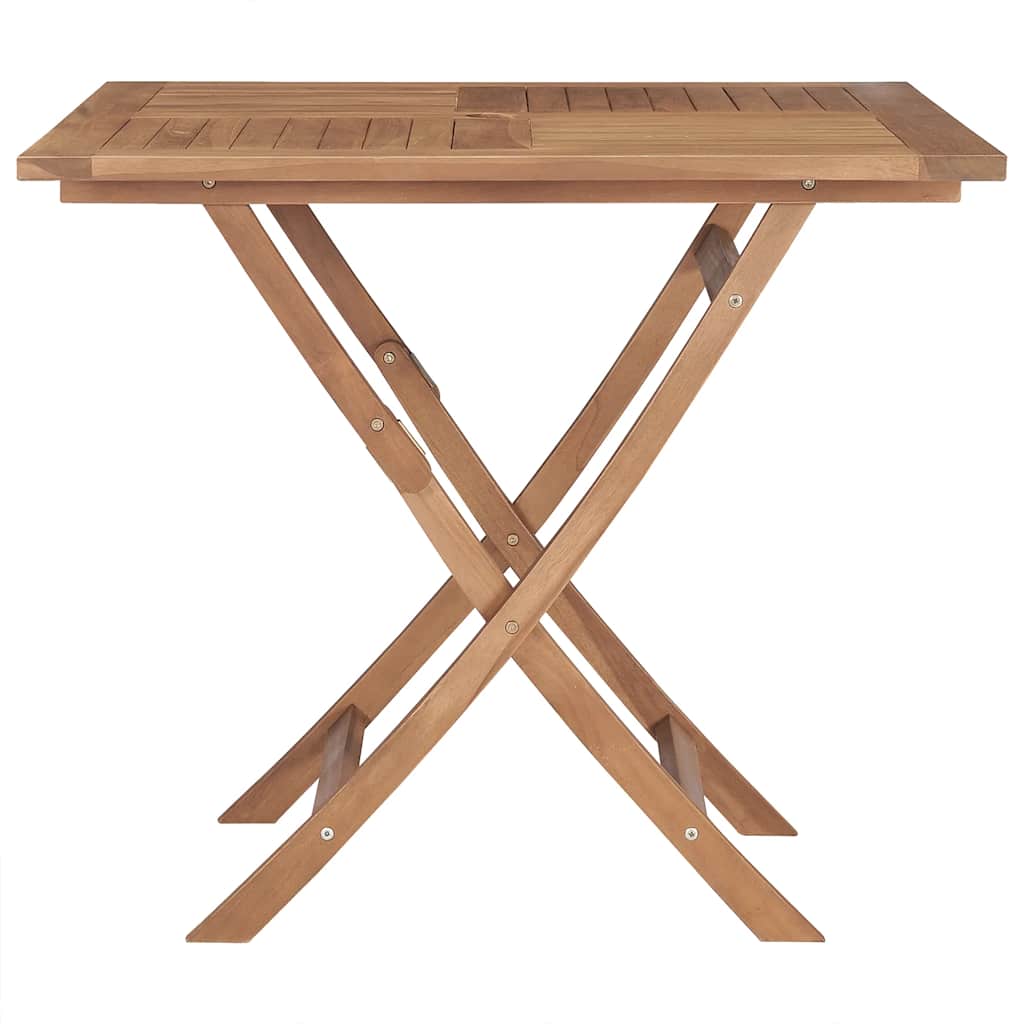 vidaXL Ensemble de salle à manger de jardin 5 pcs en teck massif
