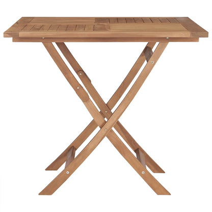 vidaXL Ensemble de salle à manger de jardin 5 pcs en teck massif
