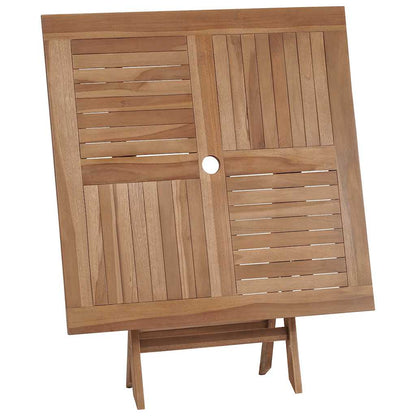 vidaXL Ensemble de salle à manger de jardin 5 pcs en teck massif