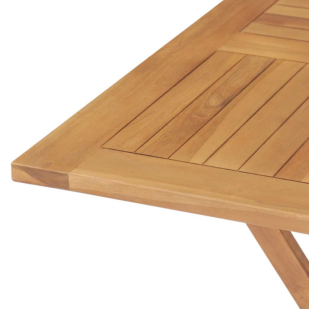 vidaXL Ensemble de salle à manger de jardin 5 pcs en teck massif