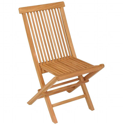 vidaXL Ensemble de salle à manger de jardin 5 pcs en teck massif
