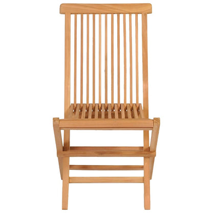 vidaXL Ensemble de salle à manger de jardin 5 pcs en teck massif