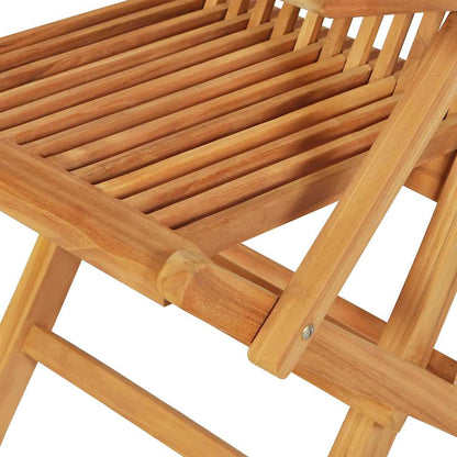 vidaXL Ensemble de salle à manger de jardin 5 pcs en teck massif