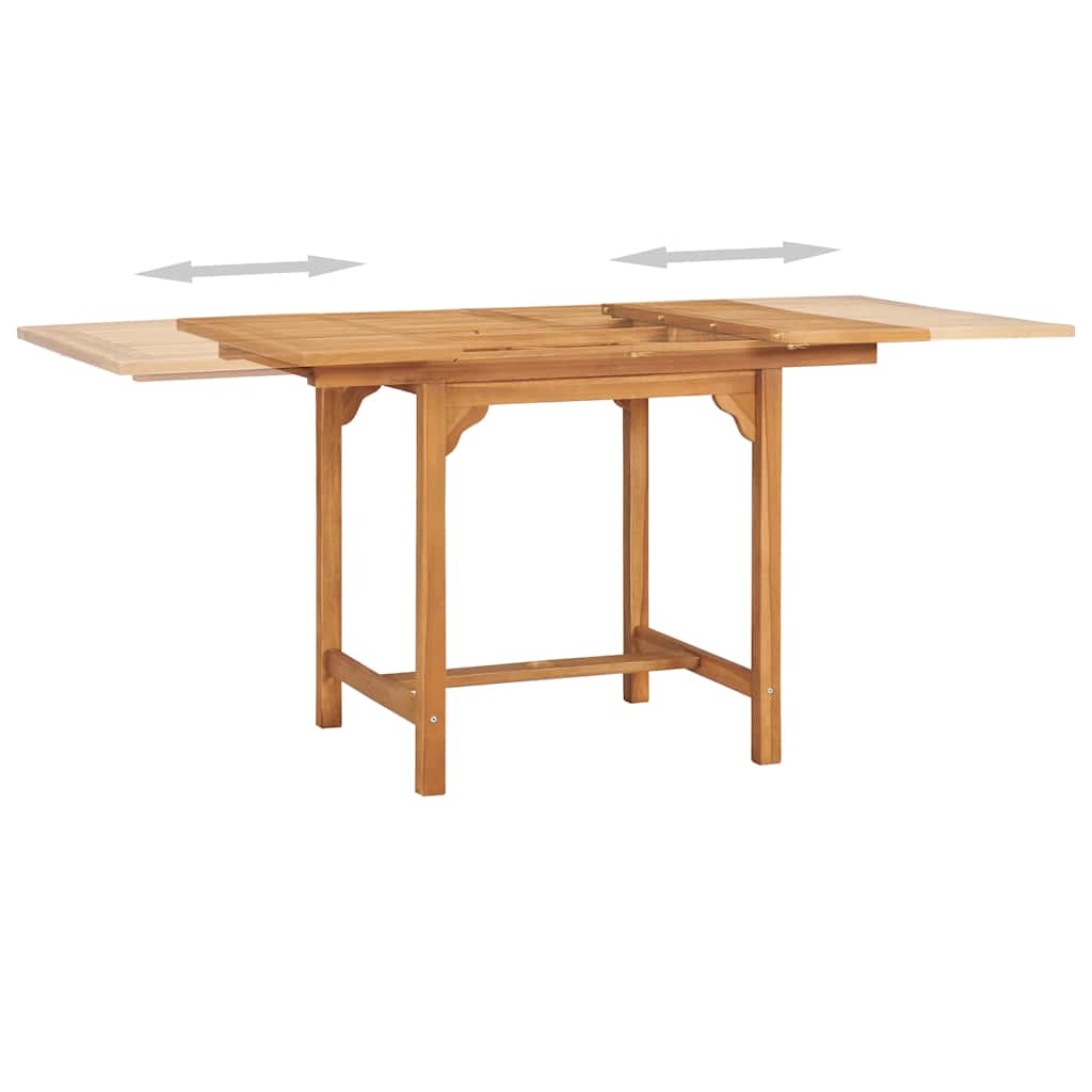 vidaXL Ensemble de salle à manger de jardin 5 pcs en teck massif